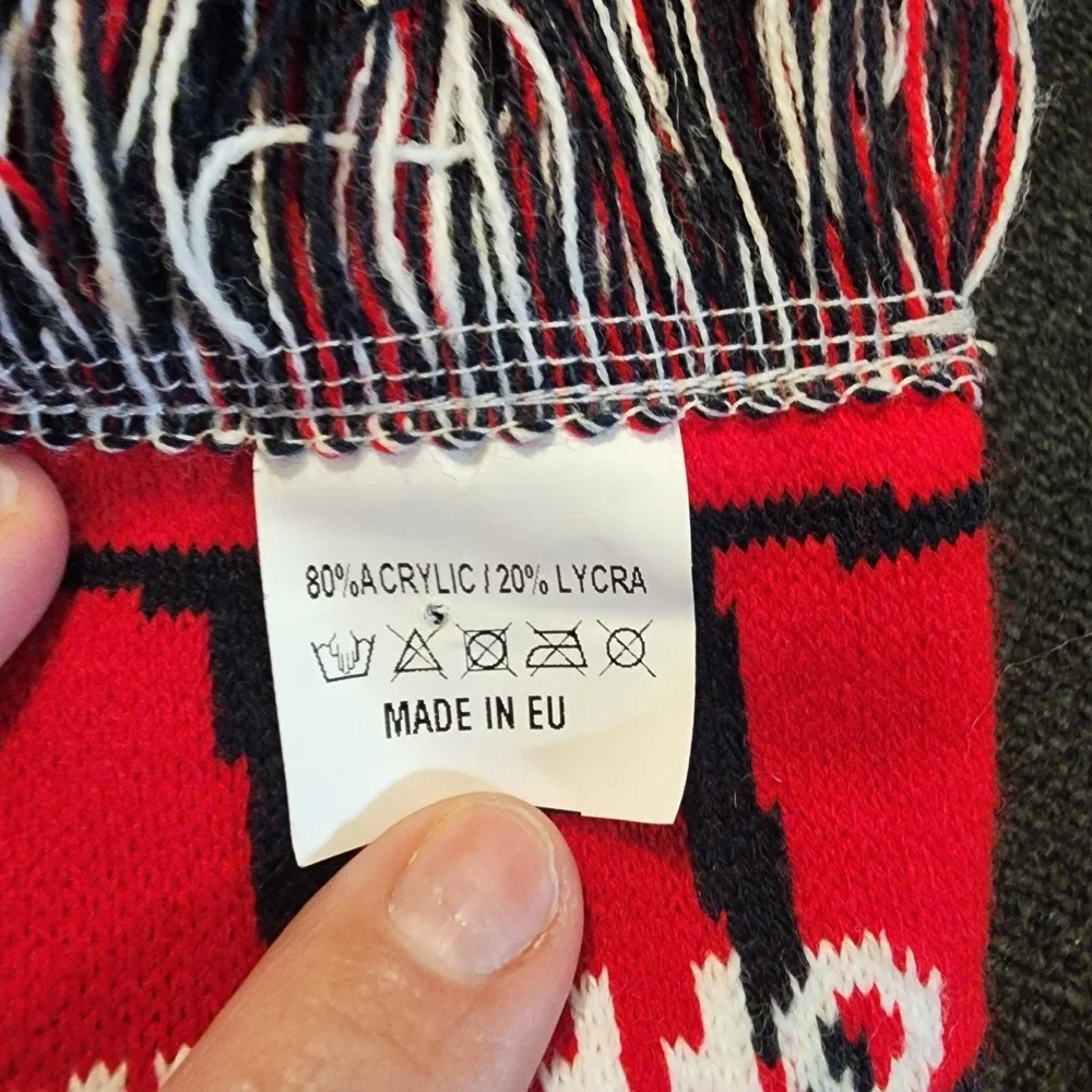 Audi MLS Scarf 2018 Cup Playoffs Continental Partner Sponsor‎ Red Black 56